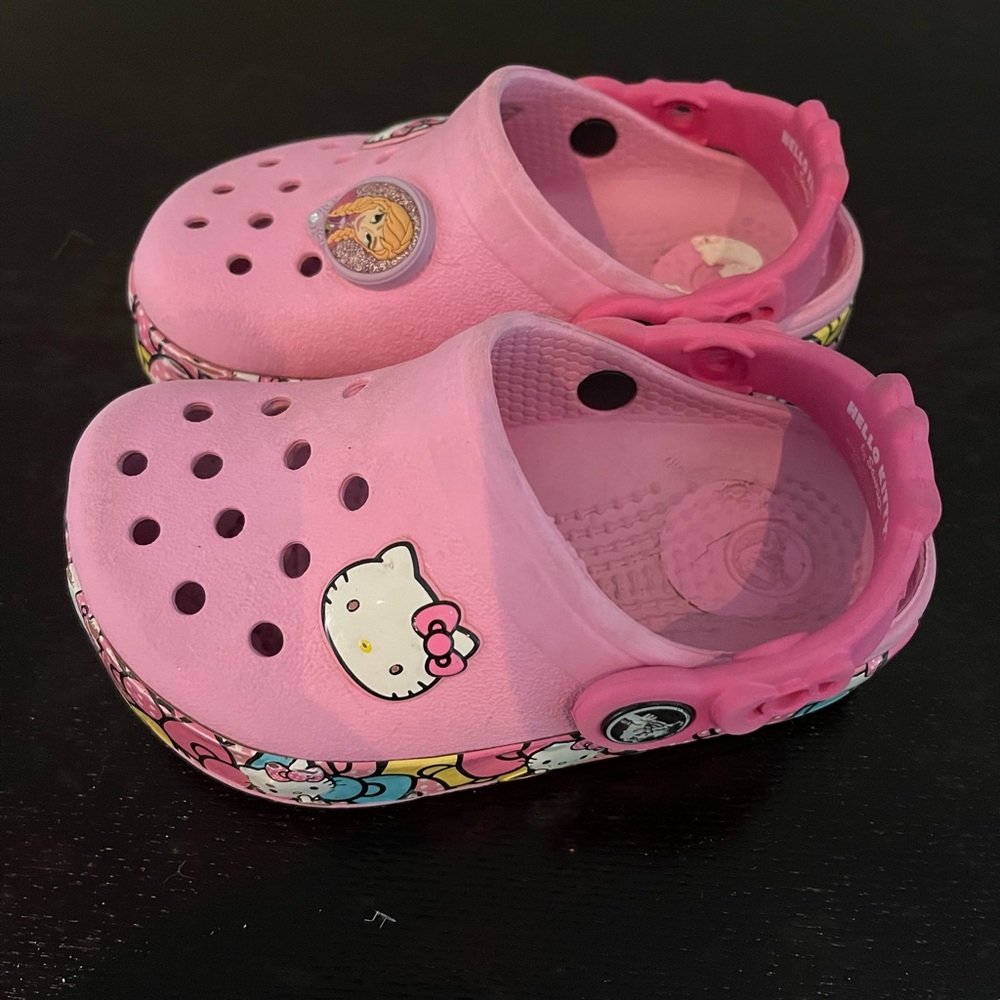 Hello kitty crocs